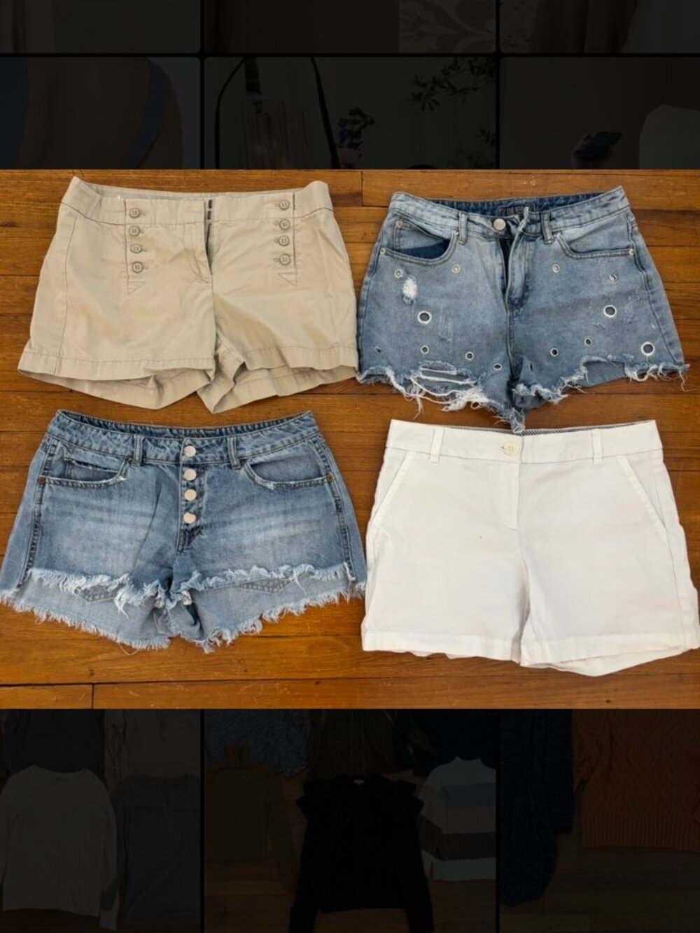 Bundle of 4 Pair of Womens Shorts